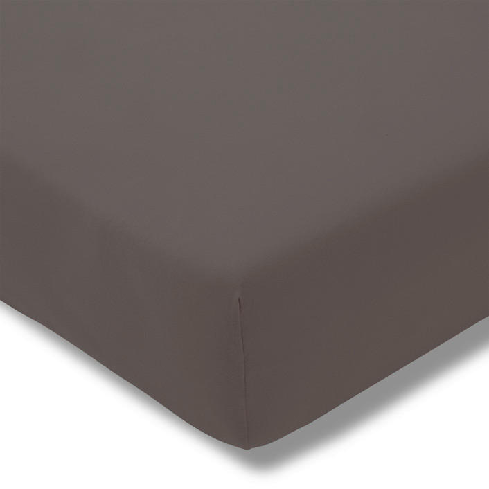 SPANNBETTTUCH Exquisit Single-Jersey  - Graphitfarben, Basics, Textil (100/200cm) - Estella