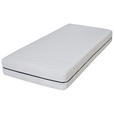 KOMFORTSCHAUMMATRATZE 90/200 cm Höhe ca. 25 cm  - Weiß, Basics, Textil (90/200cm) - Sleeptex