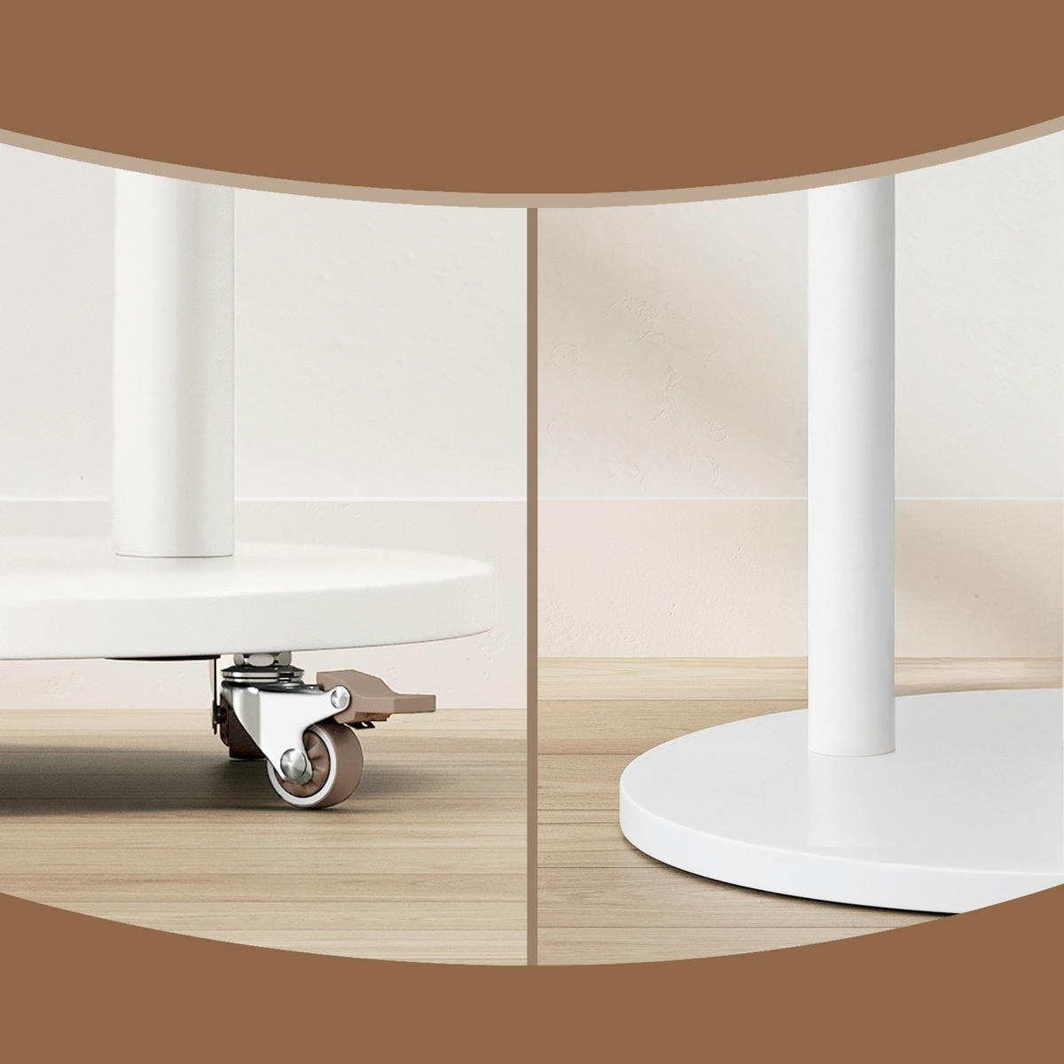 KLEIDERSTÄNDER in Weiß 40/175/40 cm   - Weiß, Trend, Holz/Holzwerkstoff (40/175/40cm) - Boxxx