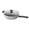 SCHMORPFANNE PTFE-Antihaftbeschichtung 28 cm  - Anthrazit/Grau, Basics, Glas/Metall (28cm) - Schulte Ufer