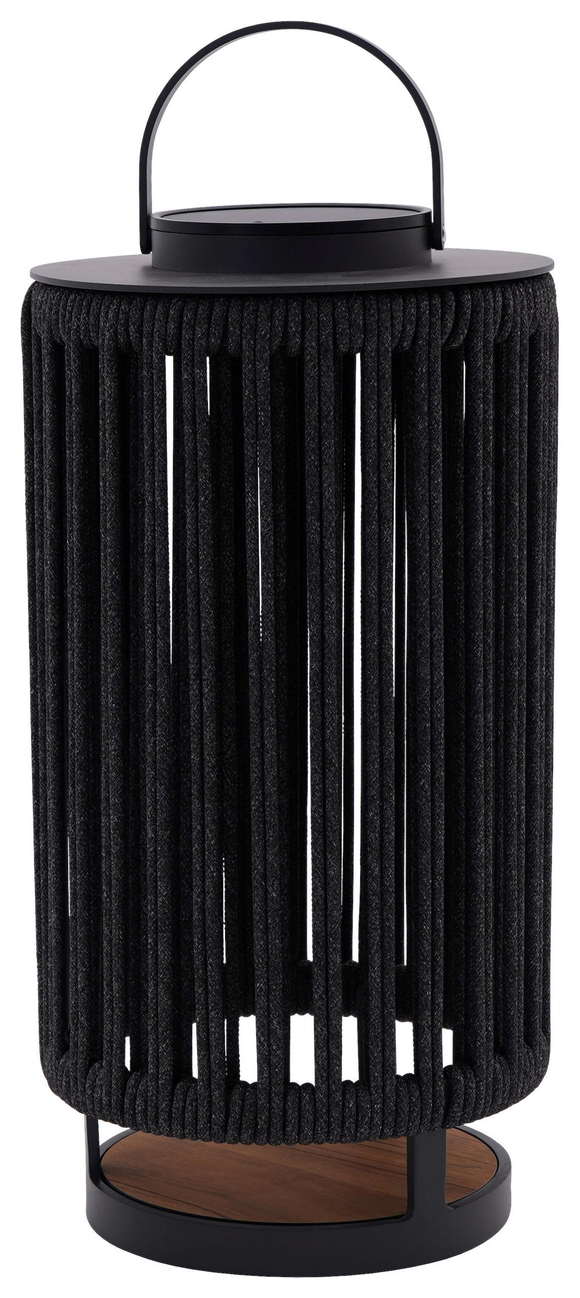SOLÁRNÍ SVÍTIDLO, 31/62/31 cm - tmavě šedá/antracitová, Design, kov/textil (31/62/31cm) - Ambia Garden