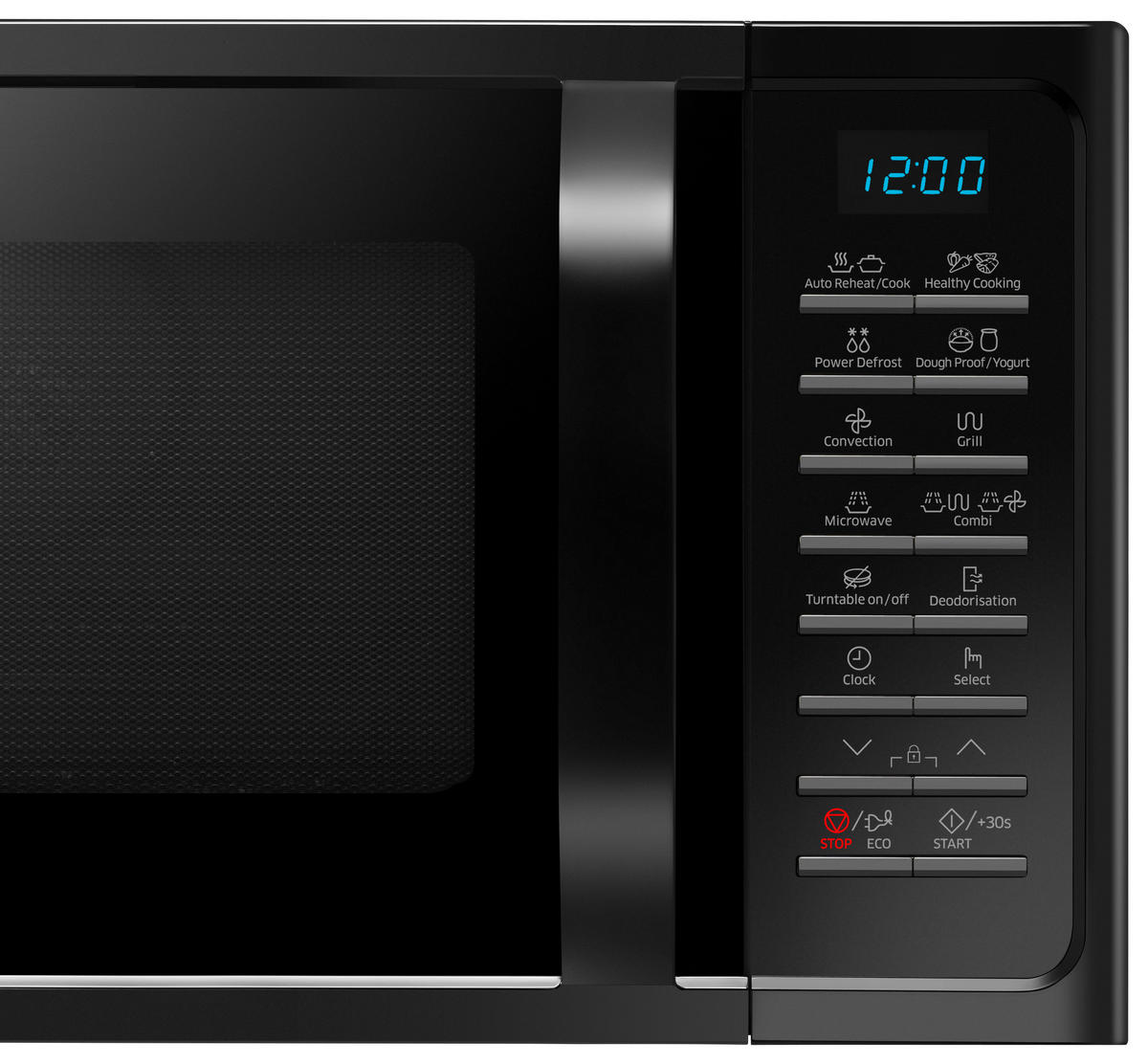 MIKROWELLE MC28H5015AK/EG  - Schwarz, KONVENTIONELL, Glas/Kunststoff (51,7/31/47,5cm) - Samsung
