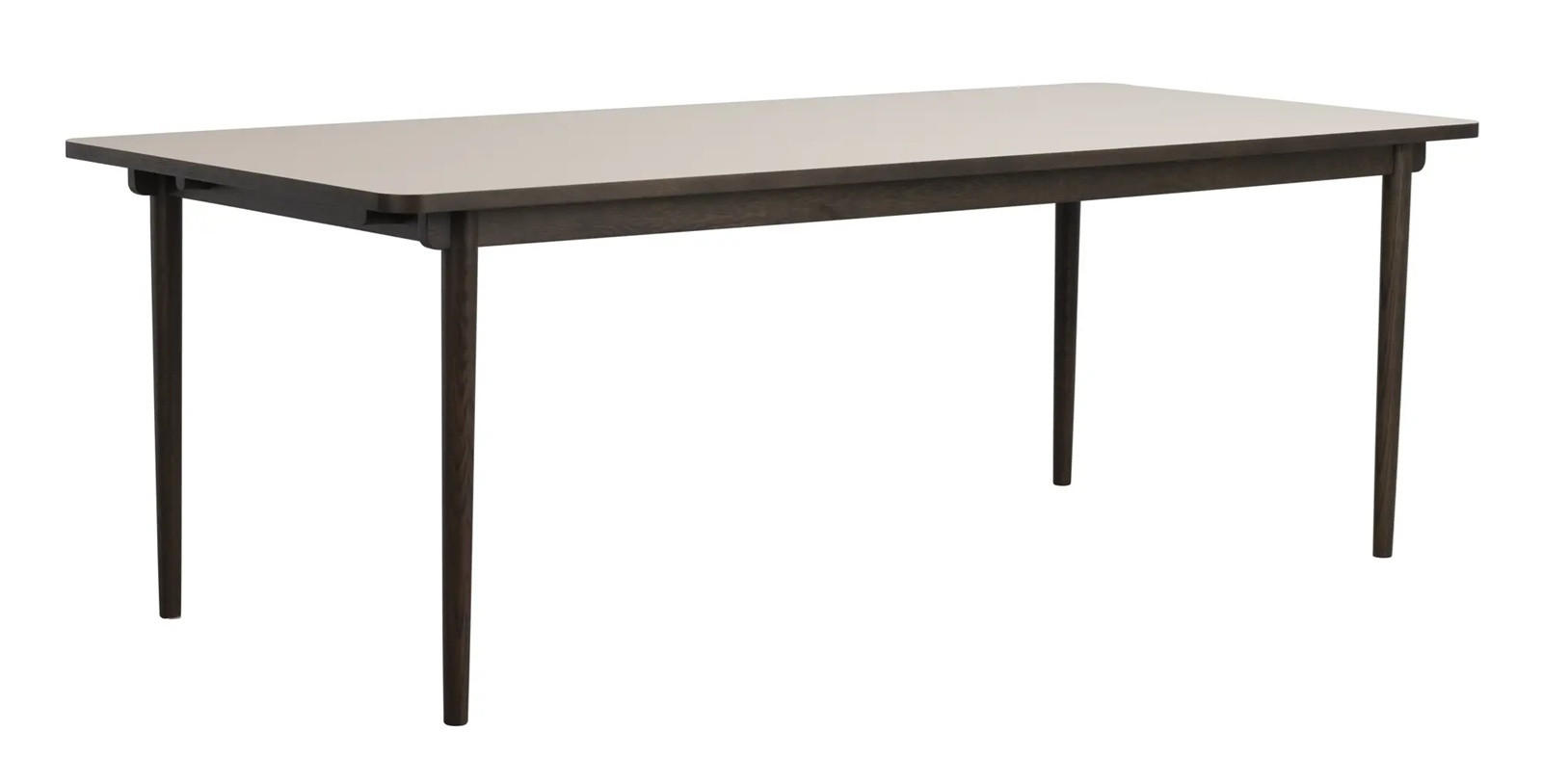 MATBORD brun, beige rektangulär  utdragbar, finns i olika storlekar, finns i olika trädekorer  - beige/brun, Klassisk, trä (220/95/75cm) - Rowico