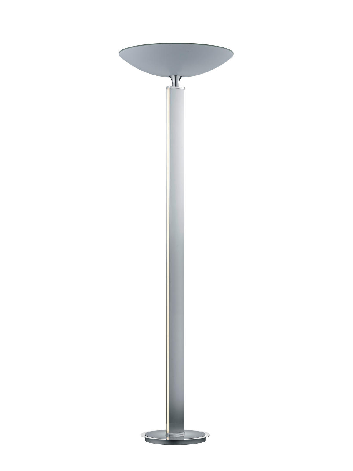 LED-DECKENFLUTER 53/179 cm    - Weiß, Design, Glas/Metall (53/179cm) - Bankamp