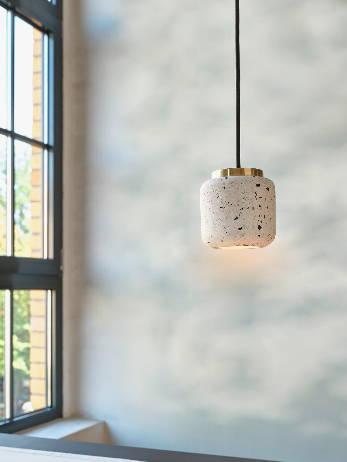 HÄNGELEUCHTE 10/150 cm  - Weiß, Design, Stein (10/150cm) - Ledvance