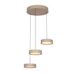 LED-HÄNGELEUCHTE Bellevue 46.5/180 cm   - Sandfarben, Design, Metall (46.5/180cm) - Dieter Knoll