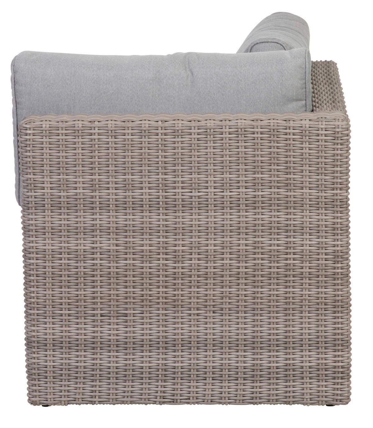 LOUNGEGARNITUR   93/65/71 cm Stahl  - Grau, Basics, Glas/Textil (93/65/71cm) - Gardenson