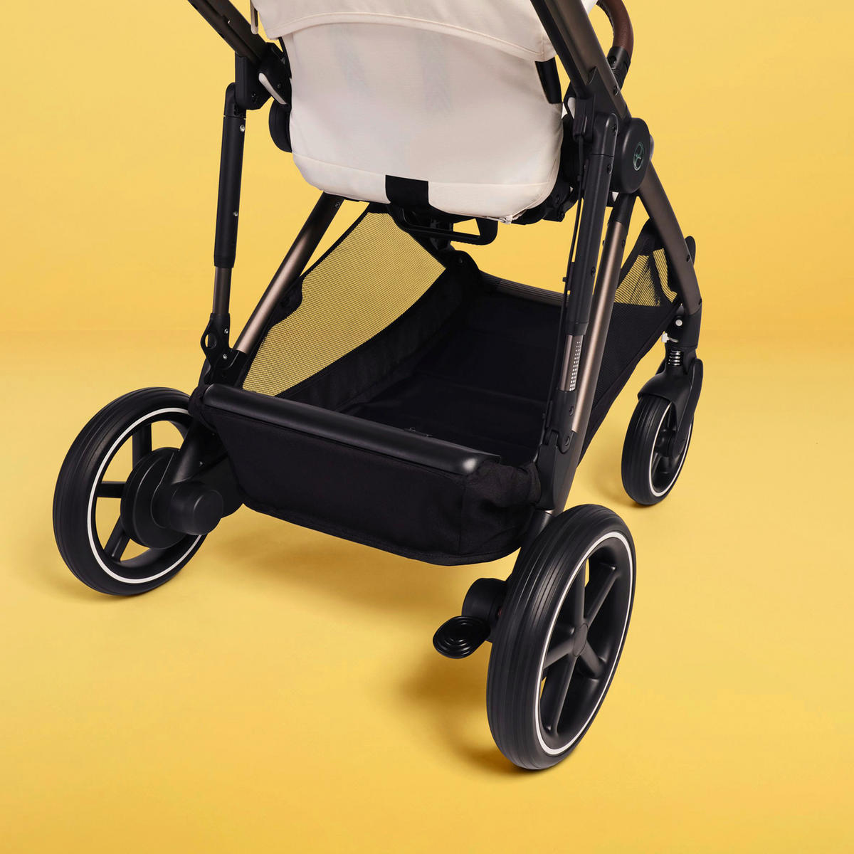 KINDERWAGEN E-GAZELLE S  - Taupe, Design, Kunststoff/Metall (94.5/66/100cm) - Cybex