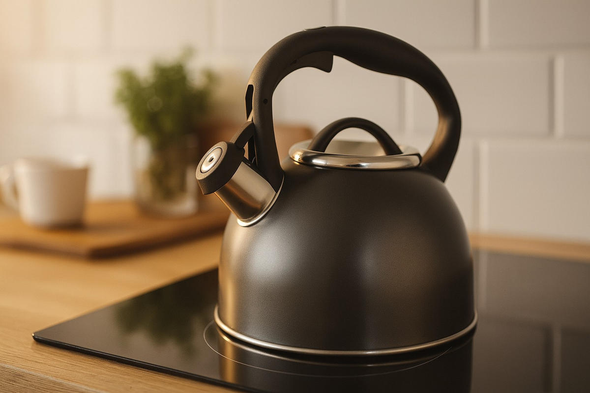 TEEKESSEL MICHELINO  - Schwarz, Basics, Metall (20/23/20cm)