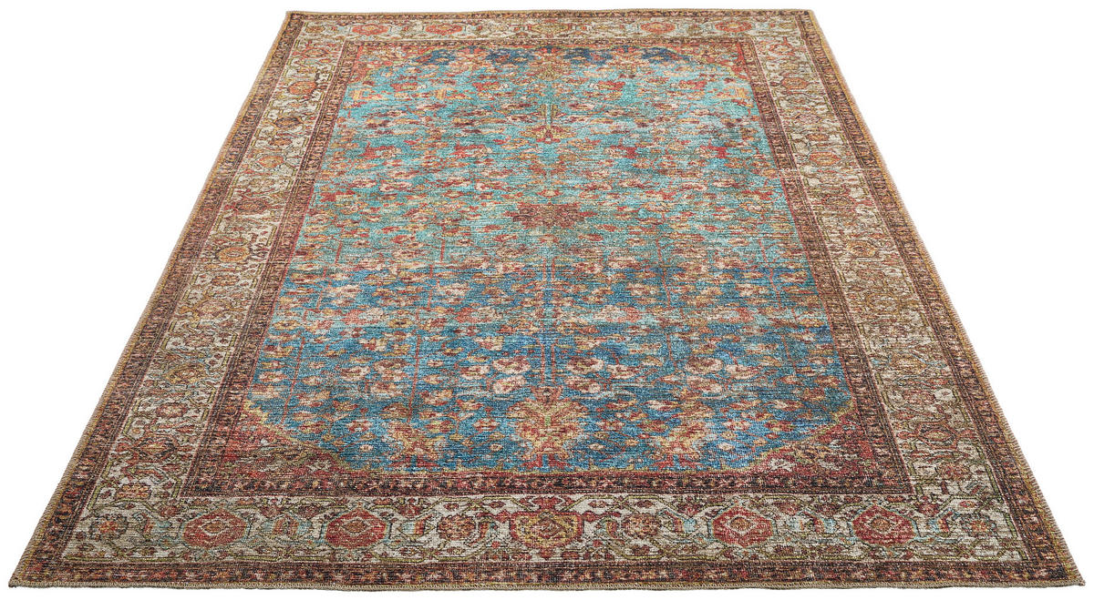 VINTAGE-TEPPICH 130/190 cm Blau  - Blau, LIFESTYLE, Textil (130/190cm) - Novel