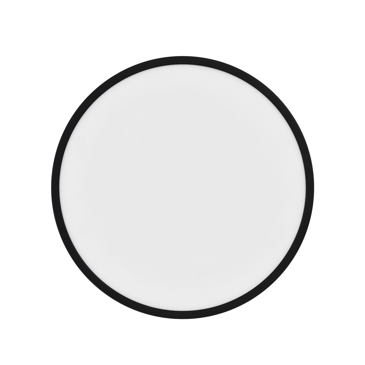LED-DECKENLEUCHTE 42,4/2,3 cm   - Schwarz, KONVENTIONELL, Kunststoff (42,4/2,3cm) - Nordlux