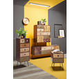 KOMMODE  in 40/108/35 cm  - Dunkelbraun/Multicolor, LIFESTYLE, Holz/Metall (40/108/35cm) - Landscape