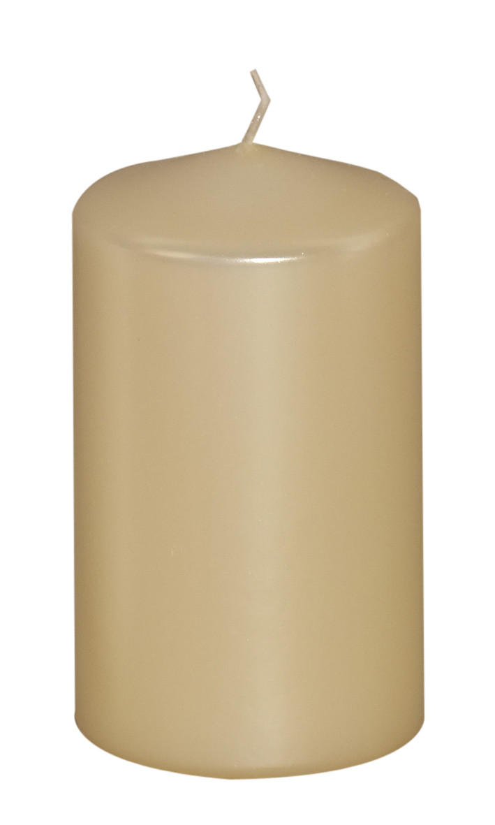 STUMPENKERZE  - Champagner, KONVENTIONELL (6cm)