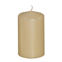 STUMPENKERZE  - Champagner, KONVENTIONELL (6cm)