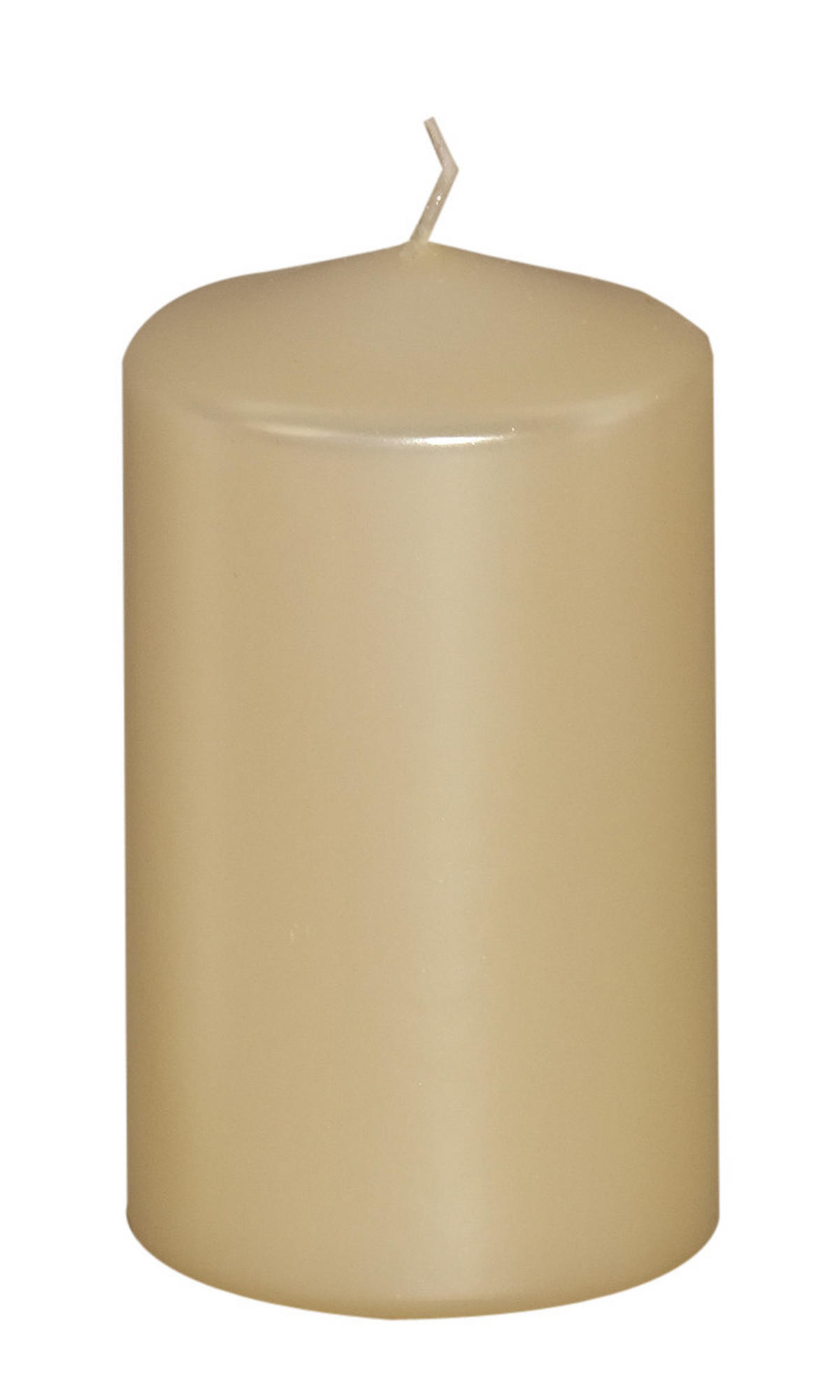 STUMPENKERZE  - Champagner, KONVENTIONELL (6cm)