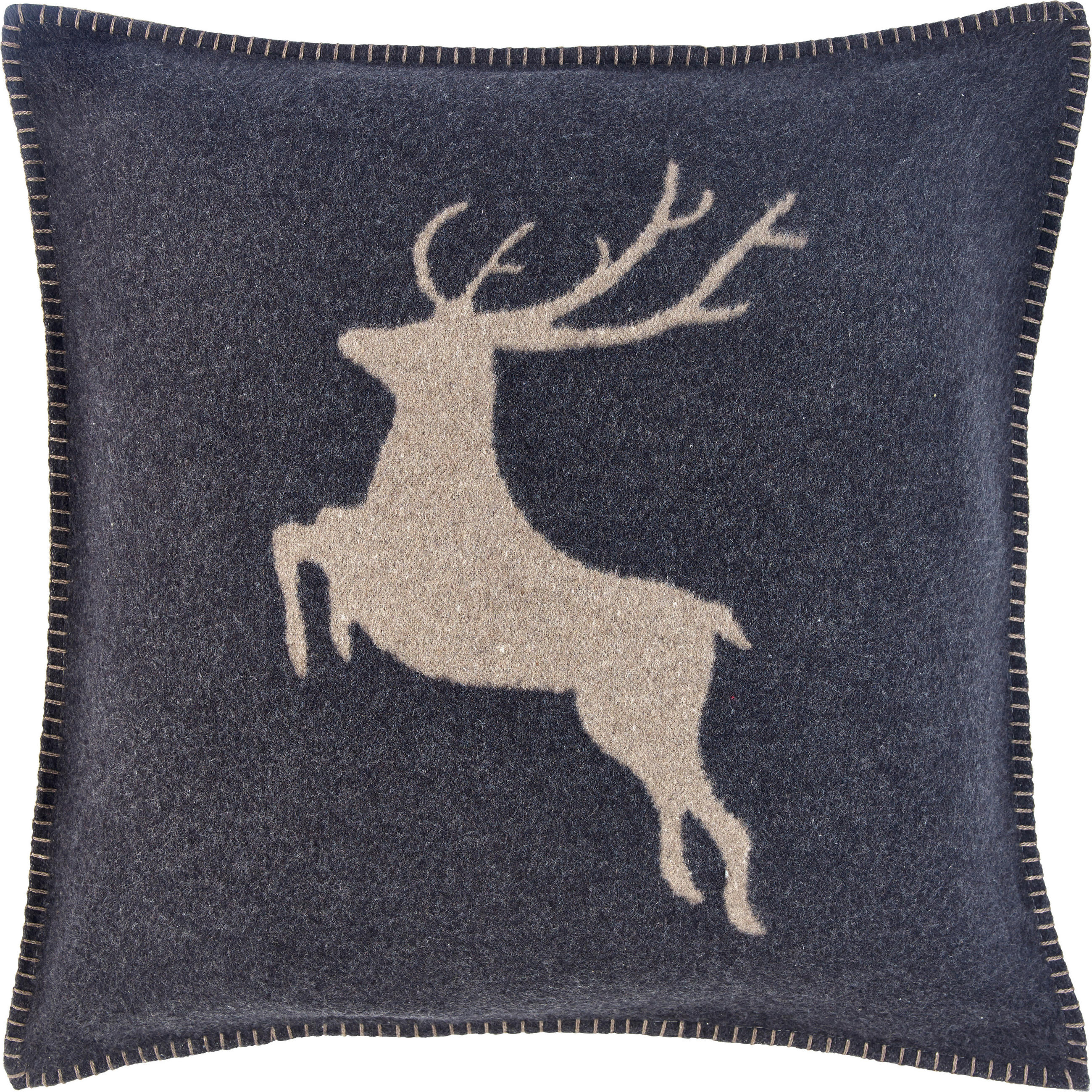 ZIERKISSEN   50/50 cm   - Anthrazit, LIFESTYLE, Textil (50/50cm) - David Fussenegger