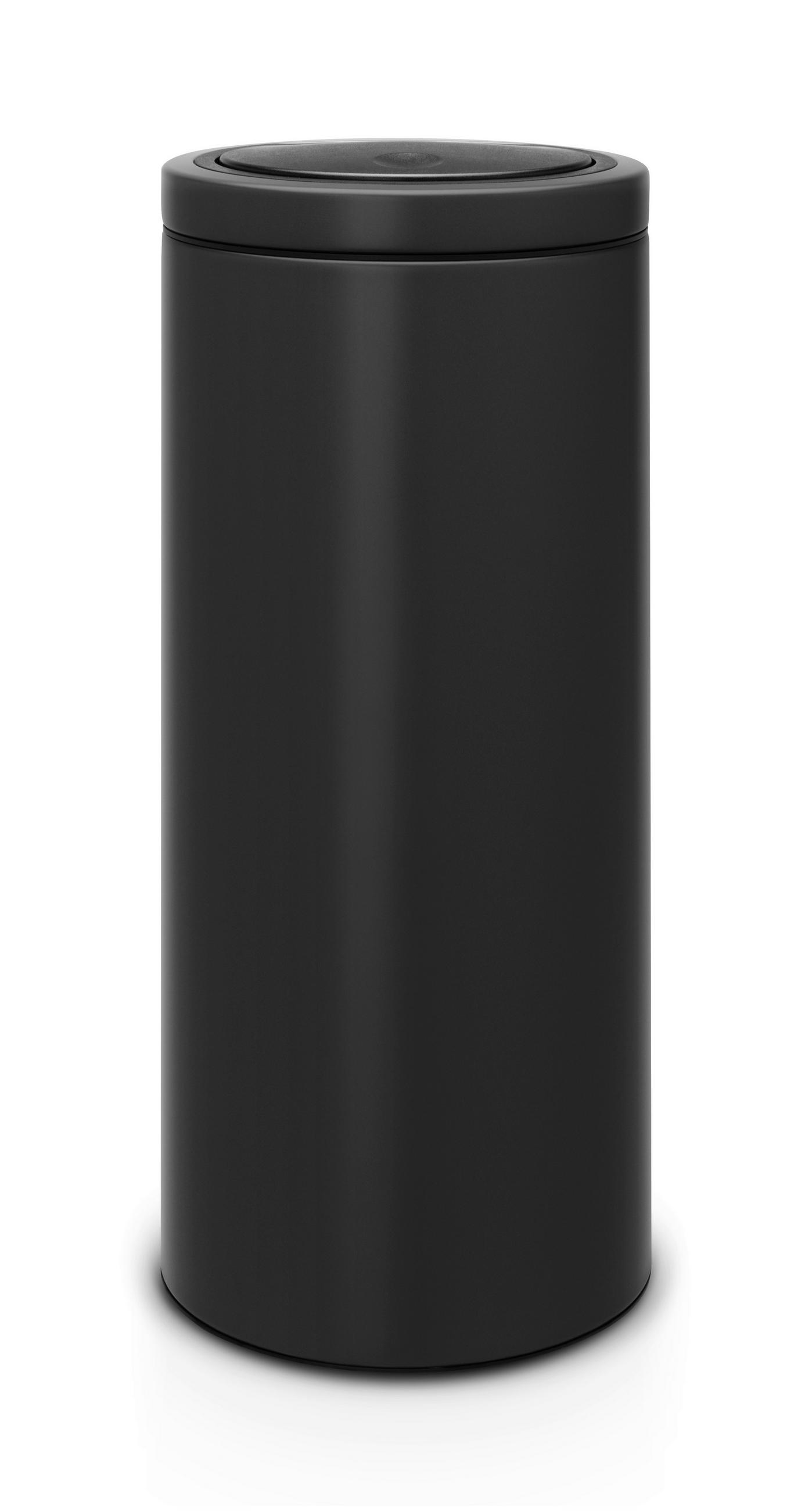 SZEMETESVÖDÖR  - fekete, Trend, műanyag/fém (30l) - Brabantia