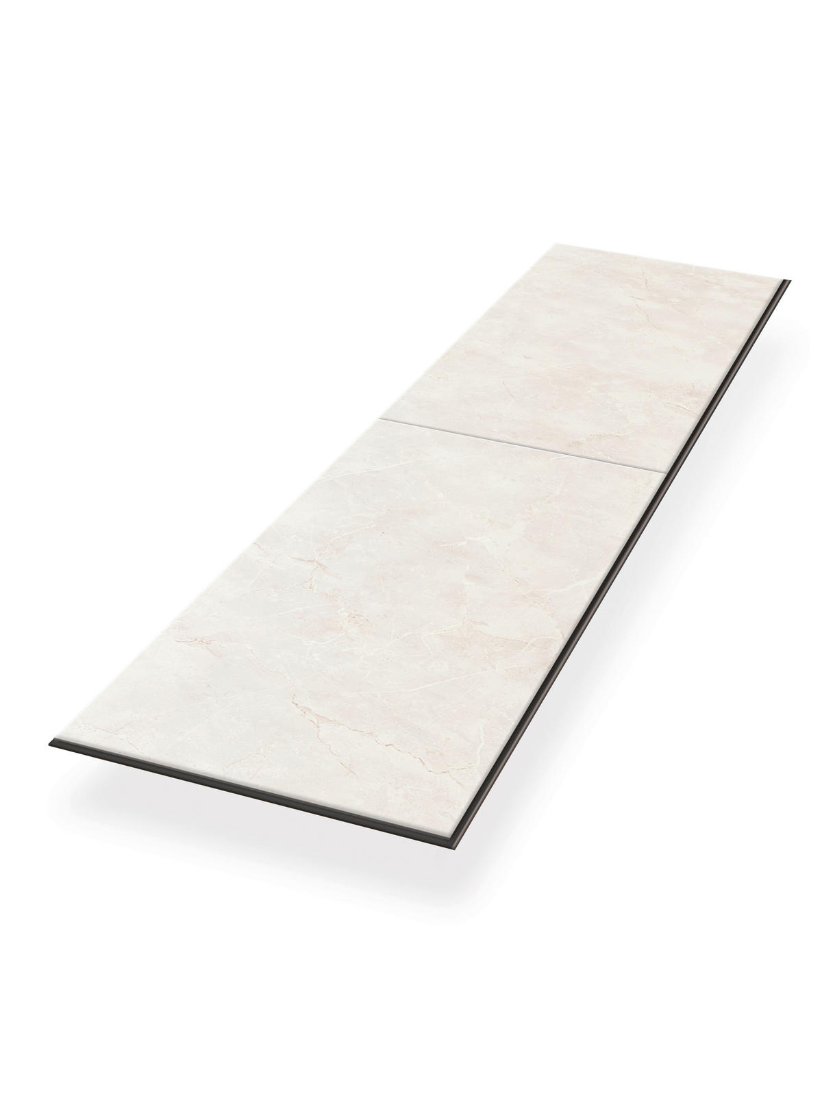 DESIGNBODEN Cremona Marmor EGGER Aquadura+  - Sandfarben/Weiß, KONVENTIONELL, Holzwerkstoff (129.2/32.7/0.75cm) - Egger Holzwerkstoffe