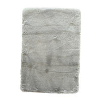 KOPALNIŠKA PREPROGA  srebrne barve 60/90 cm  - srebrne barve, Basics, umetna masa/tekstil (60/90cm) - Esposa