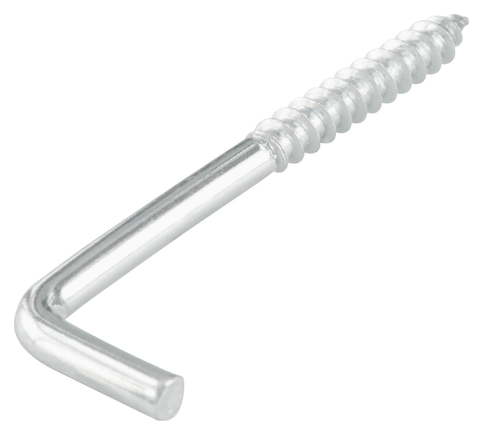 Schraubhaken Gerade Stahl L: 6 cm 5 Stk. In Box