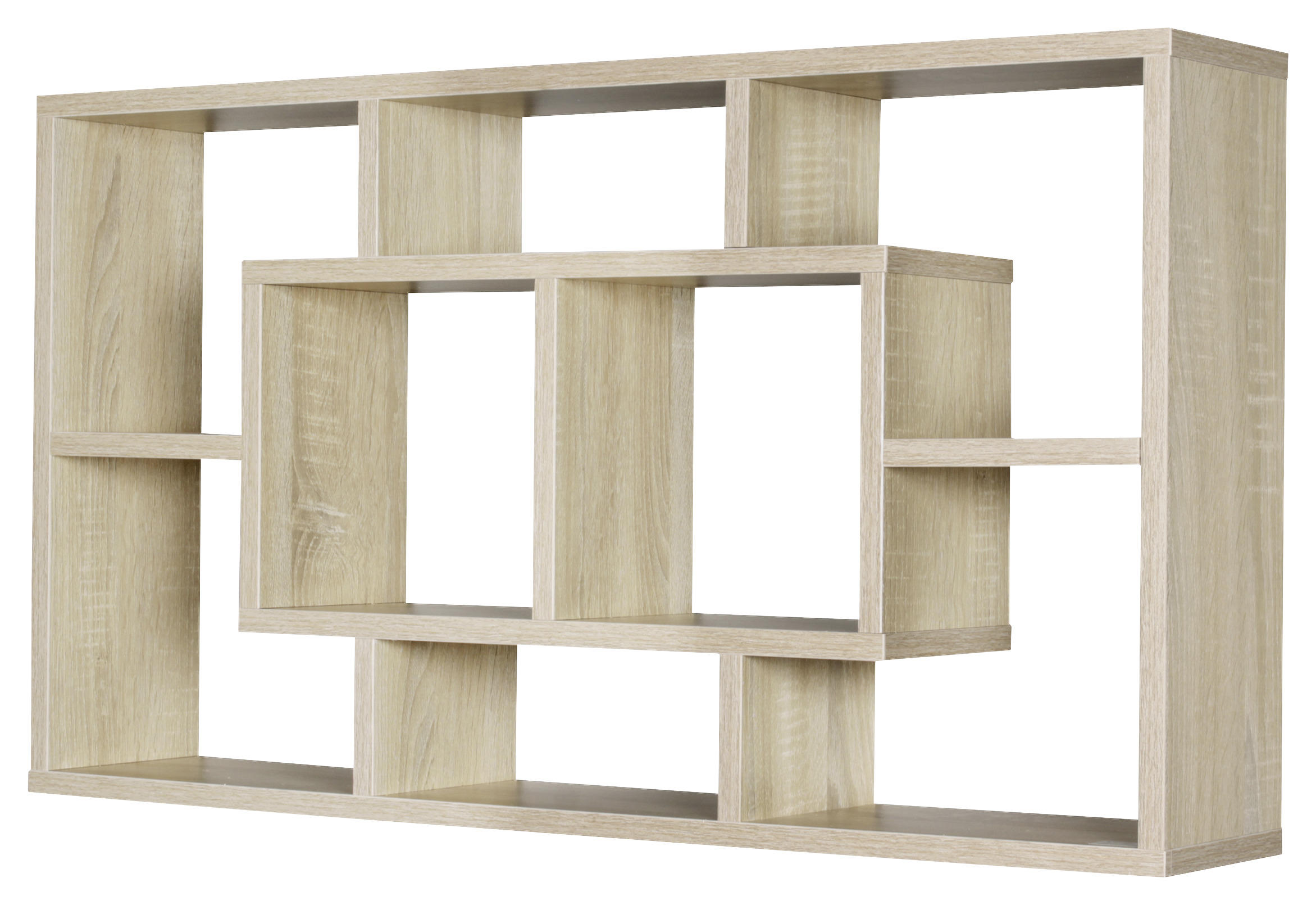 WANDREGAL Eichefarben  - Eichefarben, KONVENTIONELL, Holzwerkstoff (85/47,5/16cm) - MID.YOU