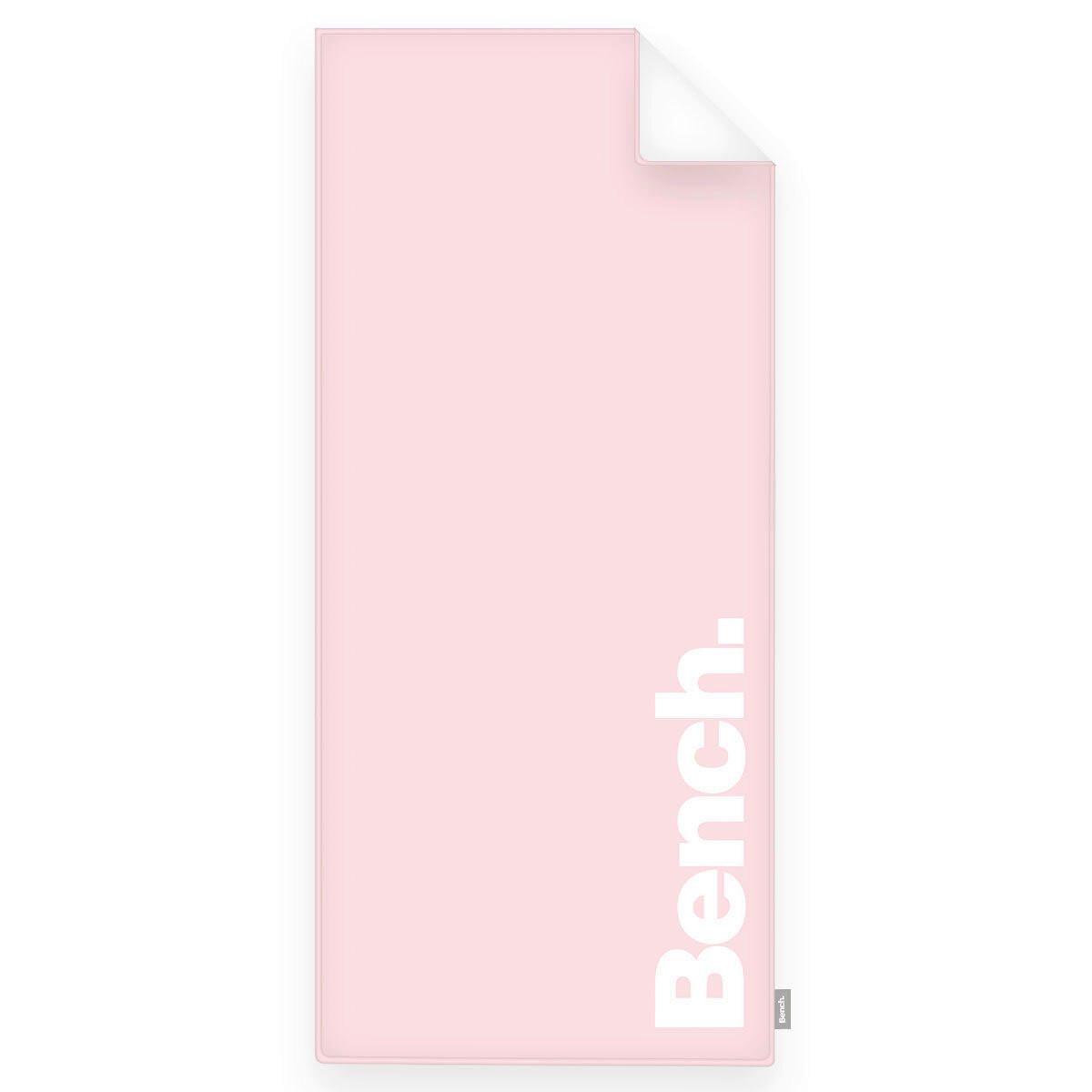 STRANDTUCH Rosa, Weiß 80/180 cm  - Rosa/Weiß, KONVENTIONELL, Textil (80/180cm) - Bench