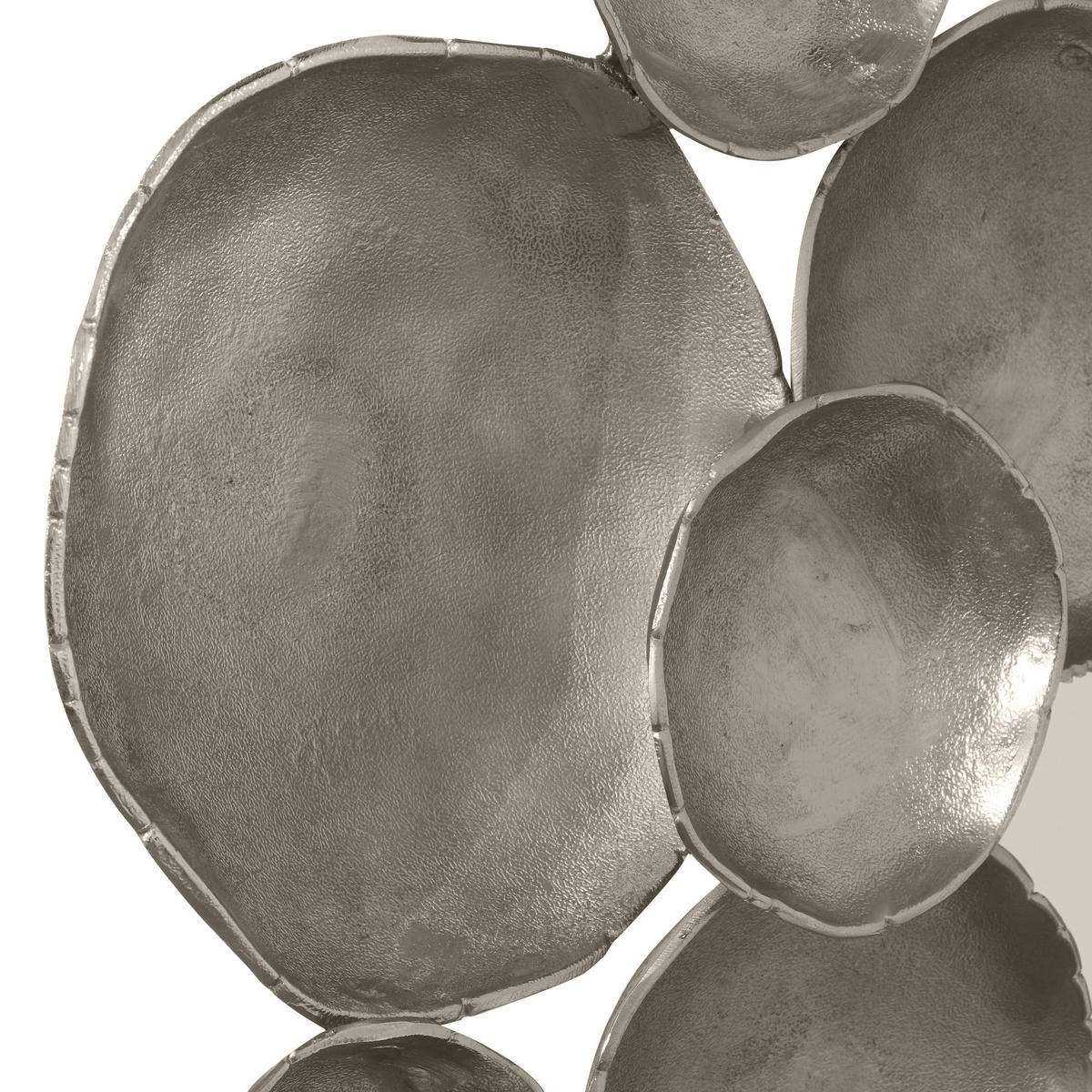 WANDSPIEGEL Silberfarben  - Silberfarben, KONVENTIONELL, Glas/Metall (91/91/2cm)