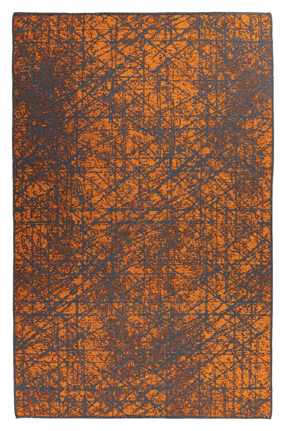 FLACHWEBETEPPICH 80/150 cm Orange  - Orange, KONVENTIONELL, Textil (80/150cm)