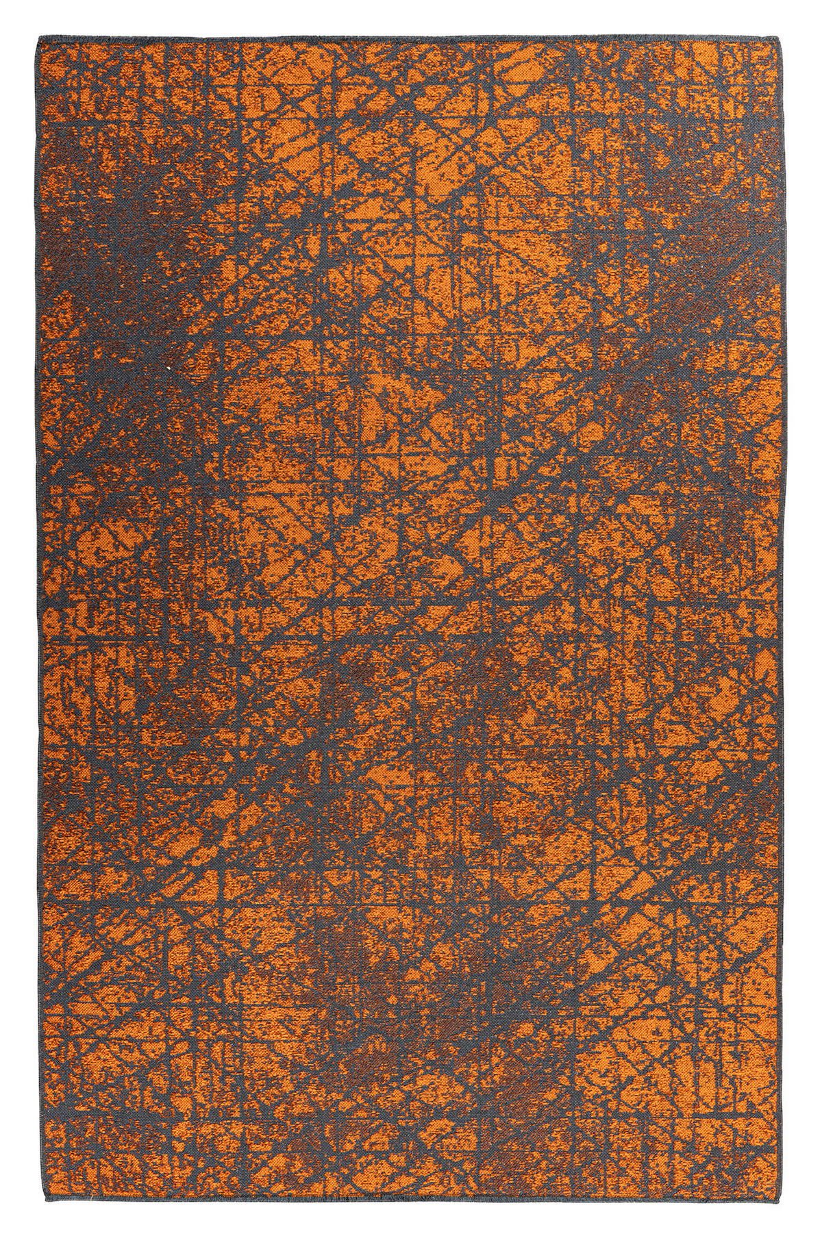 FLACHWEBETEPPICH 80/150 cm Orange  - Orange, KONVENTIONELL, Textil (80/150cm)