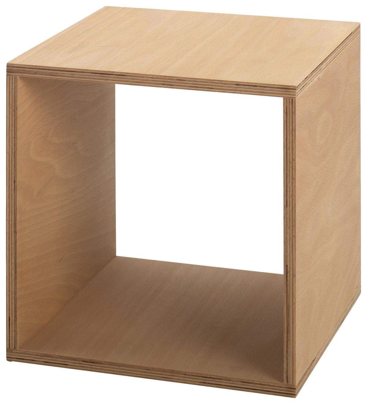 REGAL furniert, Schichtholz Buchefarben  - Buchefarben, MODERN, Holzwerkstoff (35/35/35cm) - Tojo
