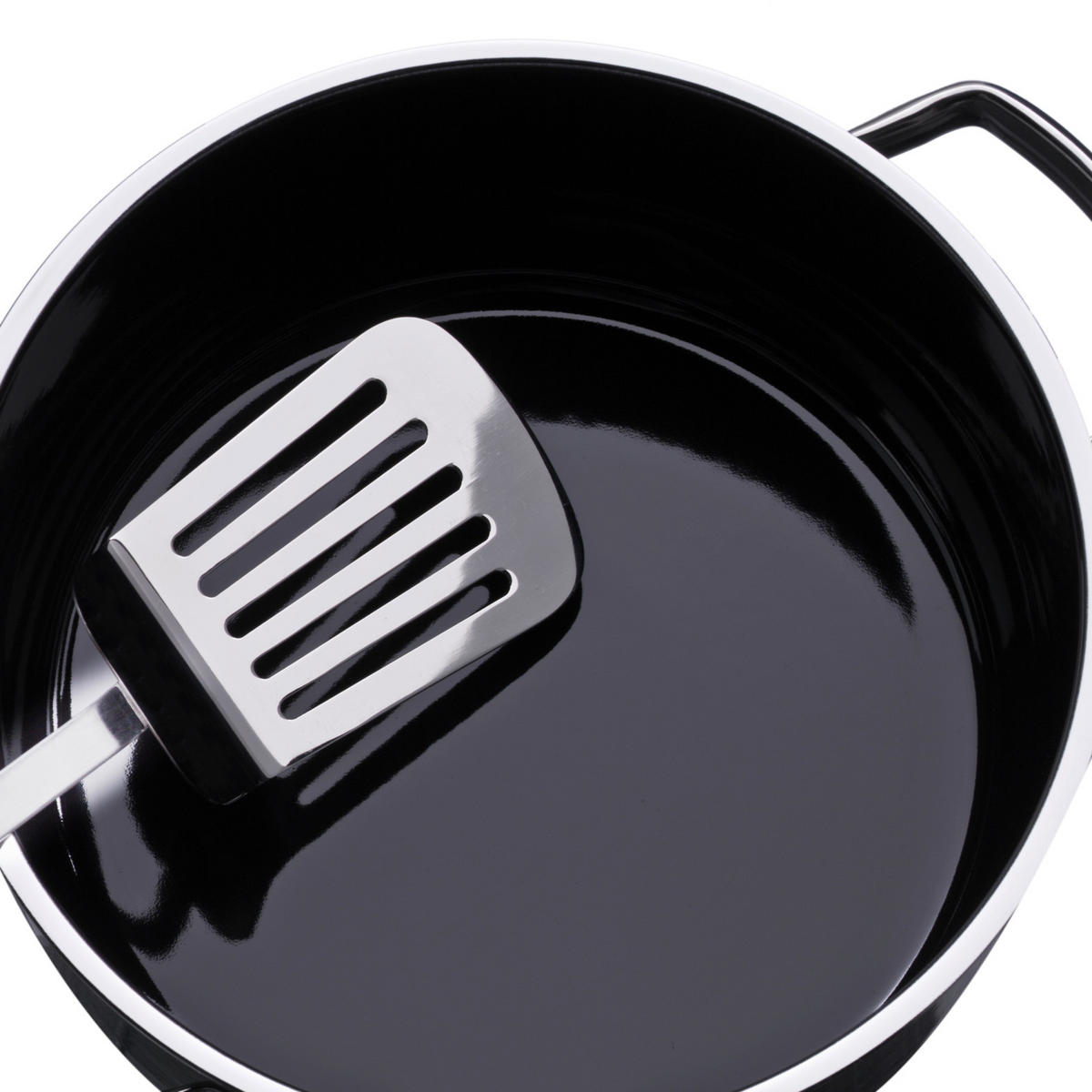 KOCHTOPFSET Fusiontec Mineral Pro 4-teilig  - Schwarz, Basics, Metall (60/30/33cm) - WMF