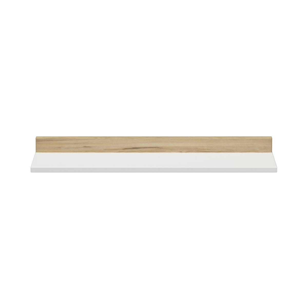 POLICA ZIDNA  Enie  - bijela/boje hrasta, Basics, drvni materijal (94,8/8,2/22,5cm) - Paidi