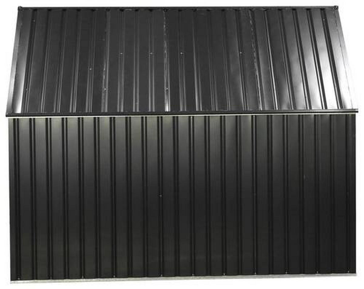 MÜLLTONNENBOX - Dunkelgrau, Basics, Metall (172/131/100cm) - Ambia Garden