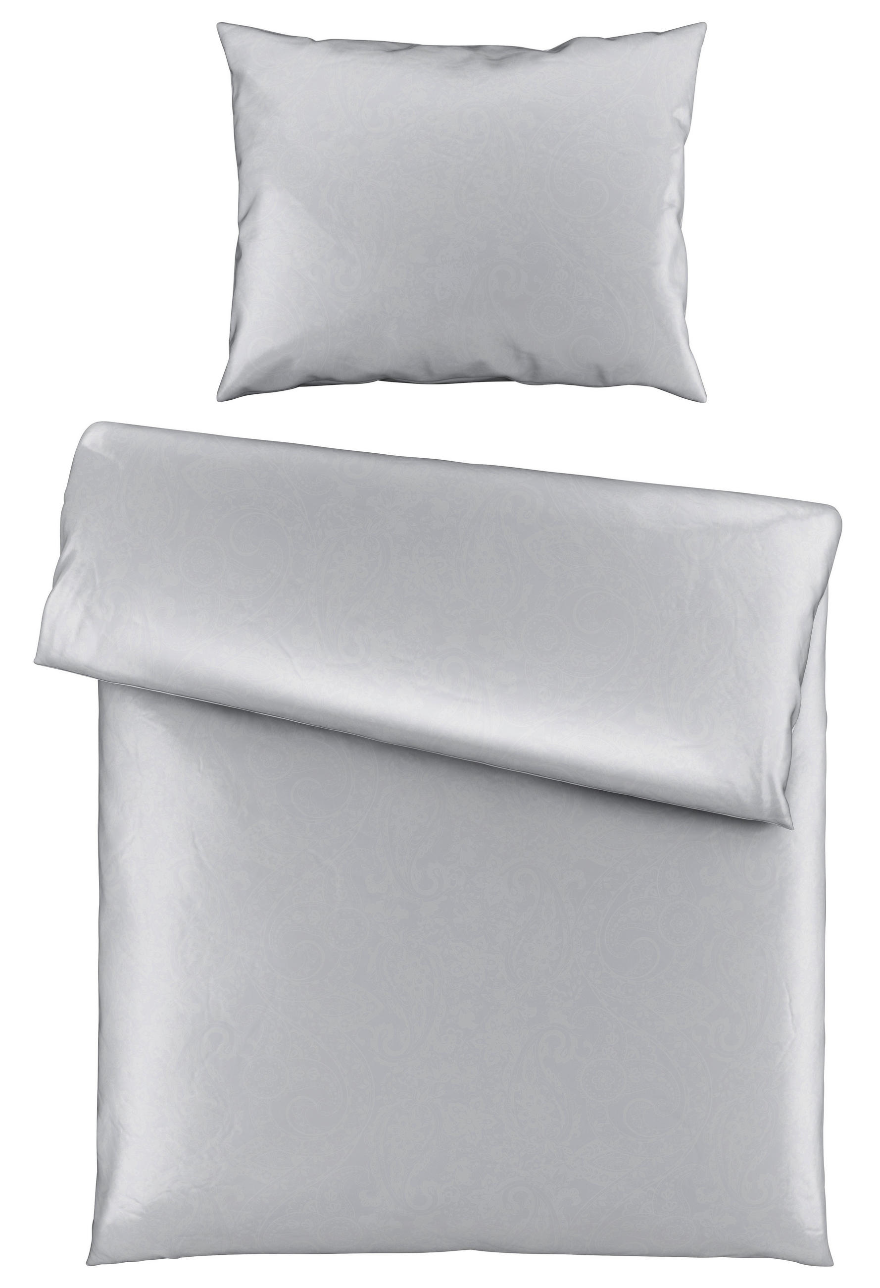 BETTWÄSCHE 140/200 cm  - Silberfarben, Textil (140/200cm) - Dieter Knoll