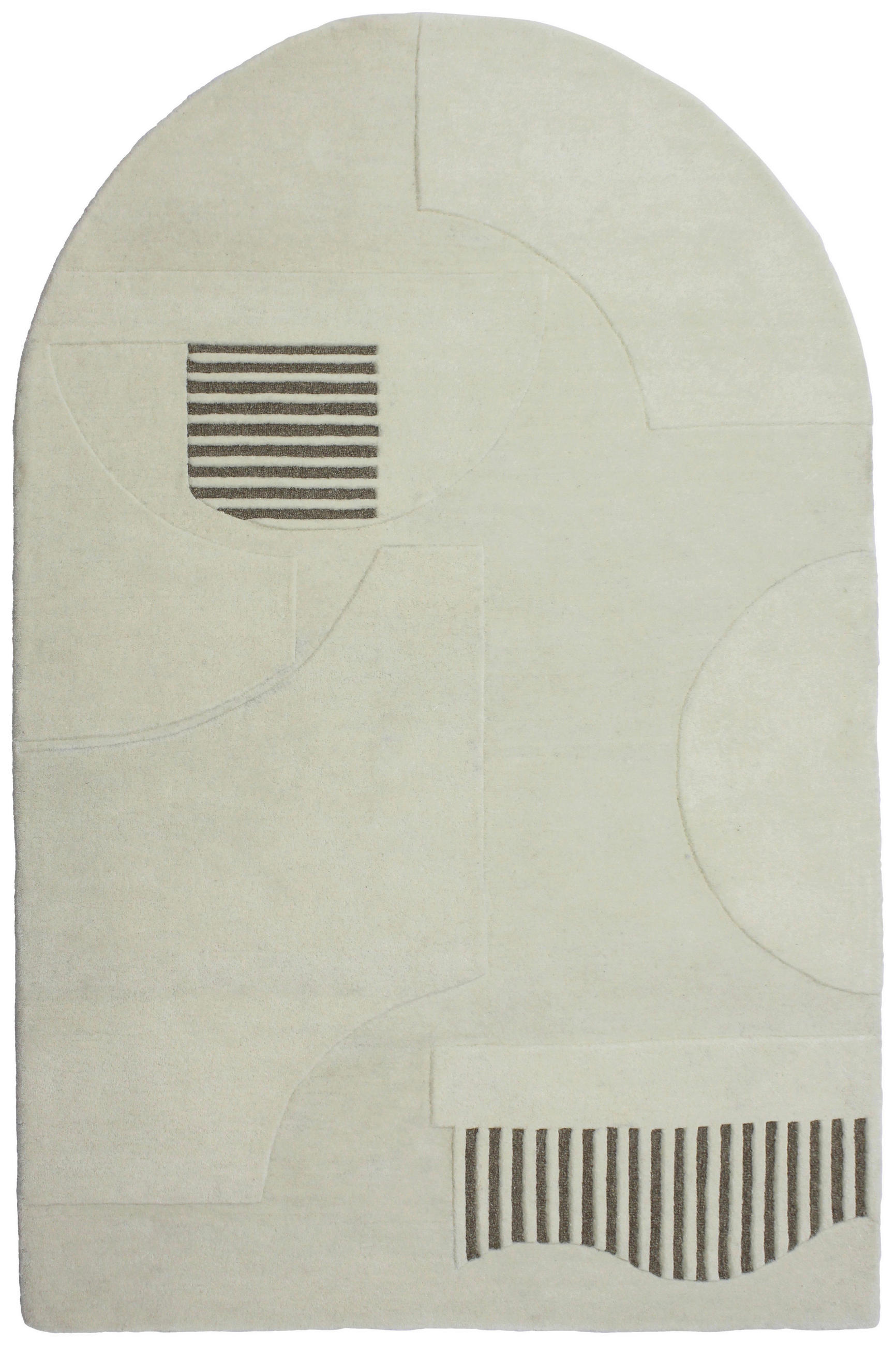 WOLLTEPPICH 160/230 cm Creme, Beige - Beige/Creme, Basics, Textil (160/230cm)