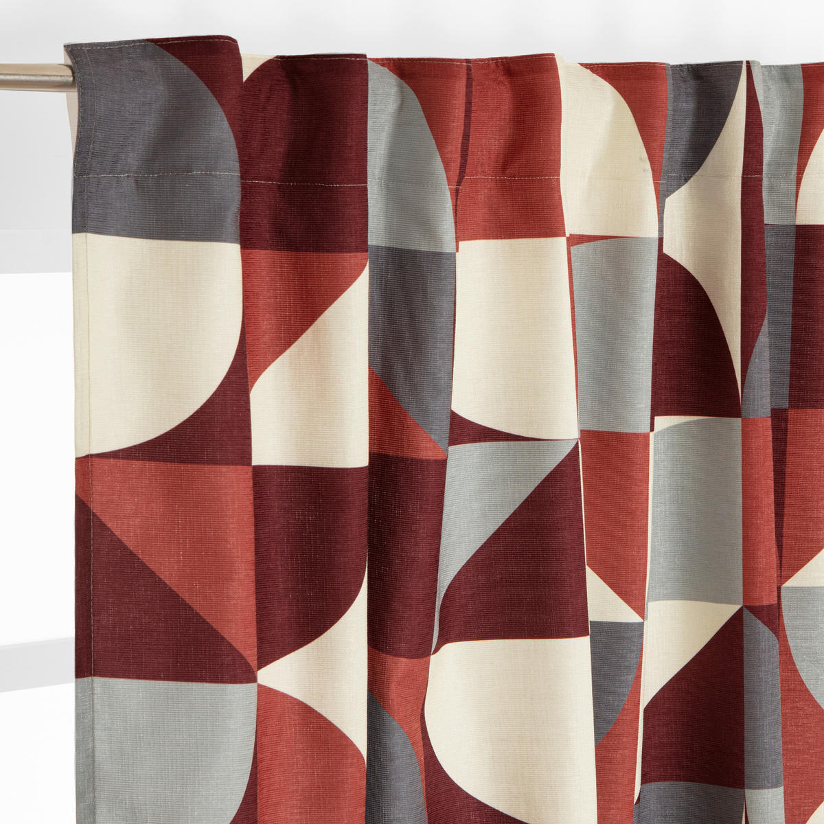 FERTIGVORHANG  blickdicht   140/280 cm  - Terracotta, Basics, Textil (140/280cm)