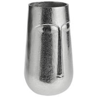 VASE 28 cm  - Nickelfarben, Trend, Metall (16/16/28cm) - Ambia Home