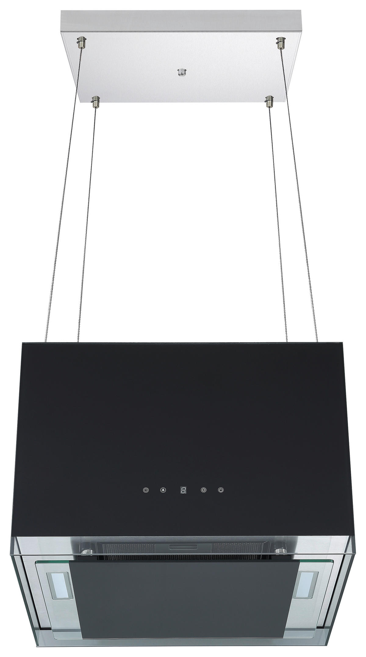 KÜCHENBLOCK 290-150 cm   in Grau Hochglanz  - Wildeiche/Edelstahlfarben, Design, Holzwerkstoff/Kunststoff (290-150cm) - Respekta