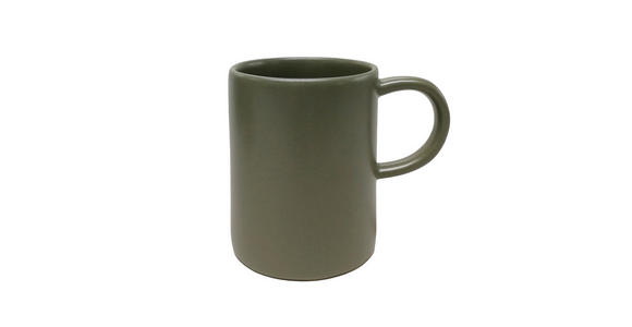 KAFFEEBECHER Kyoto 370 ml - Grün, Trend, Keramik (8/10,5cm) - Novel