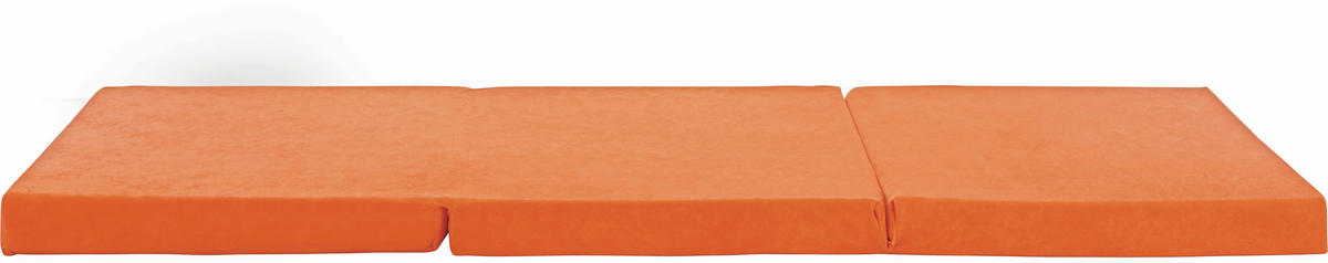 SKLADACÍ MATRAC, 65/185 cm - oranžová, Basics, textil (65/185cm) - Carryhome