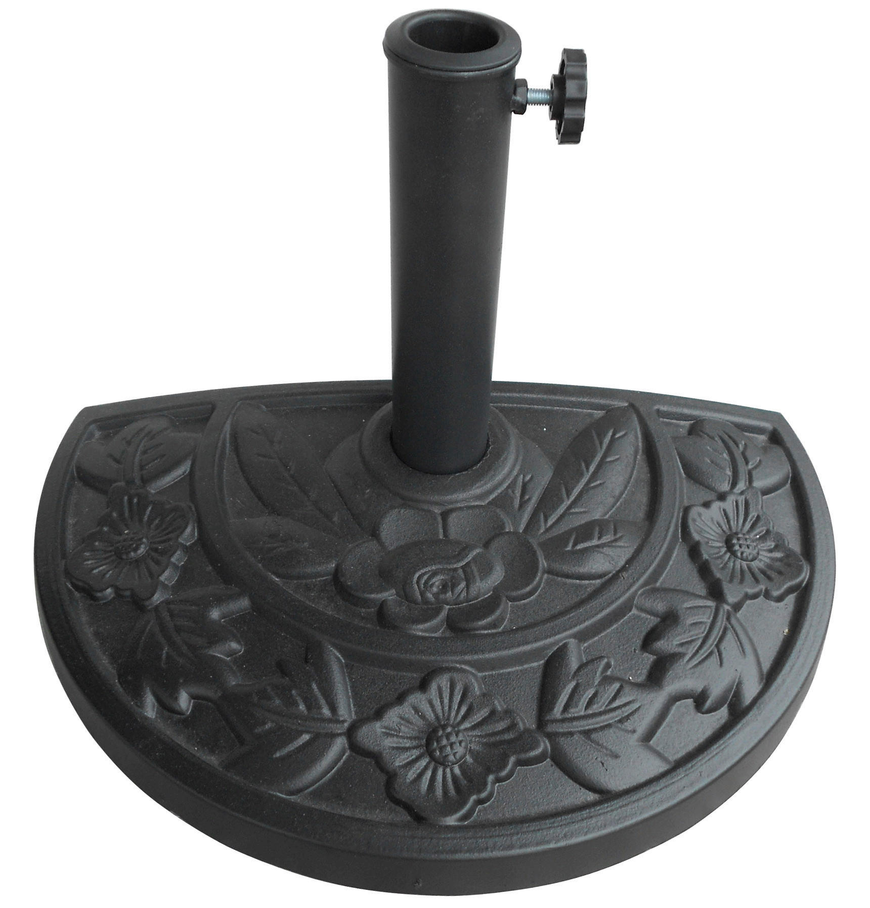 SONNENSCHIRMSTÄNDER - Schwarz, Basics, Kunststoff/Metall (32/50/32cm) - Gardenson