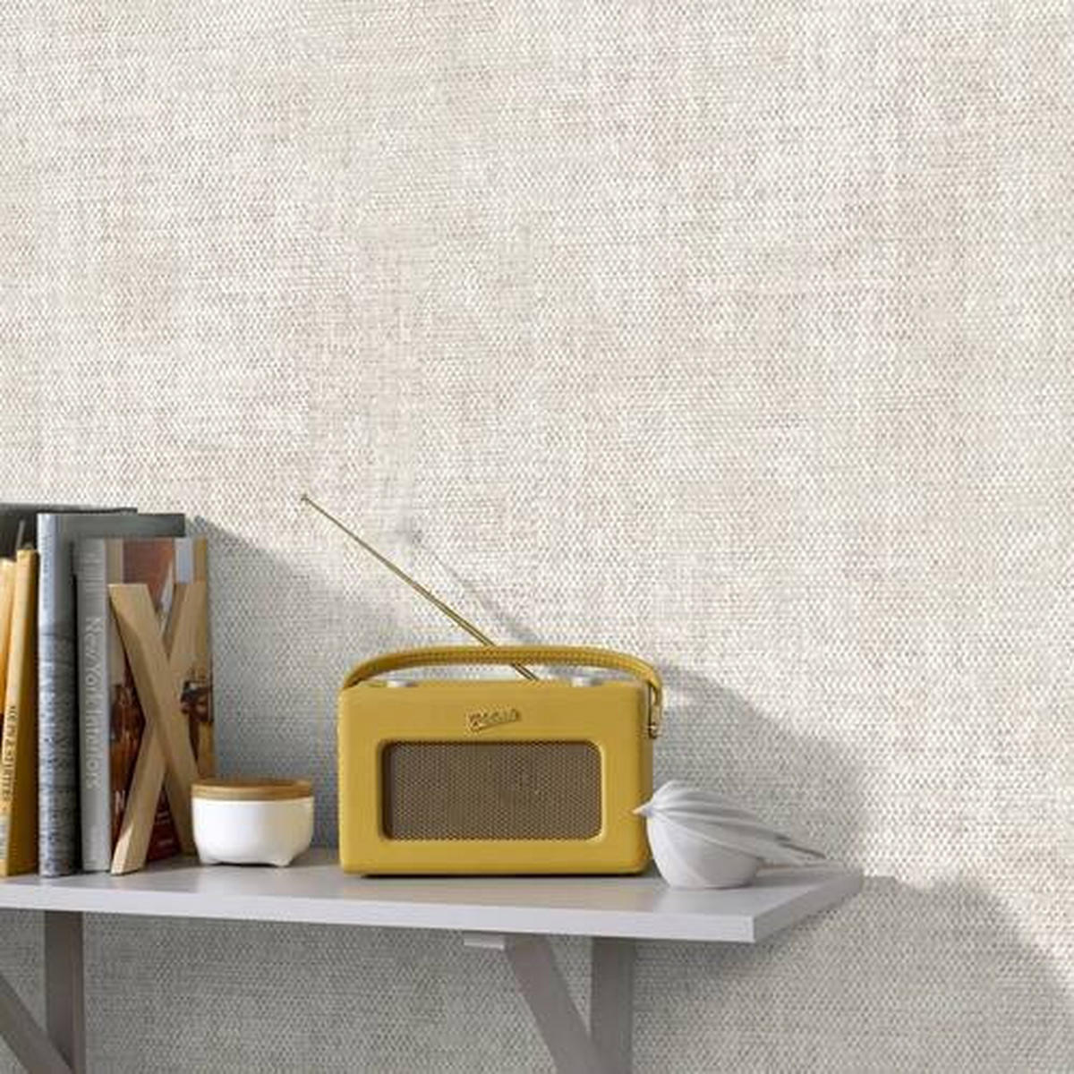 NON WOVEN-TAPET 53/1005 cm  - beige, Basics, papper/plast (53/1005cm)