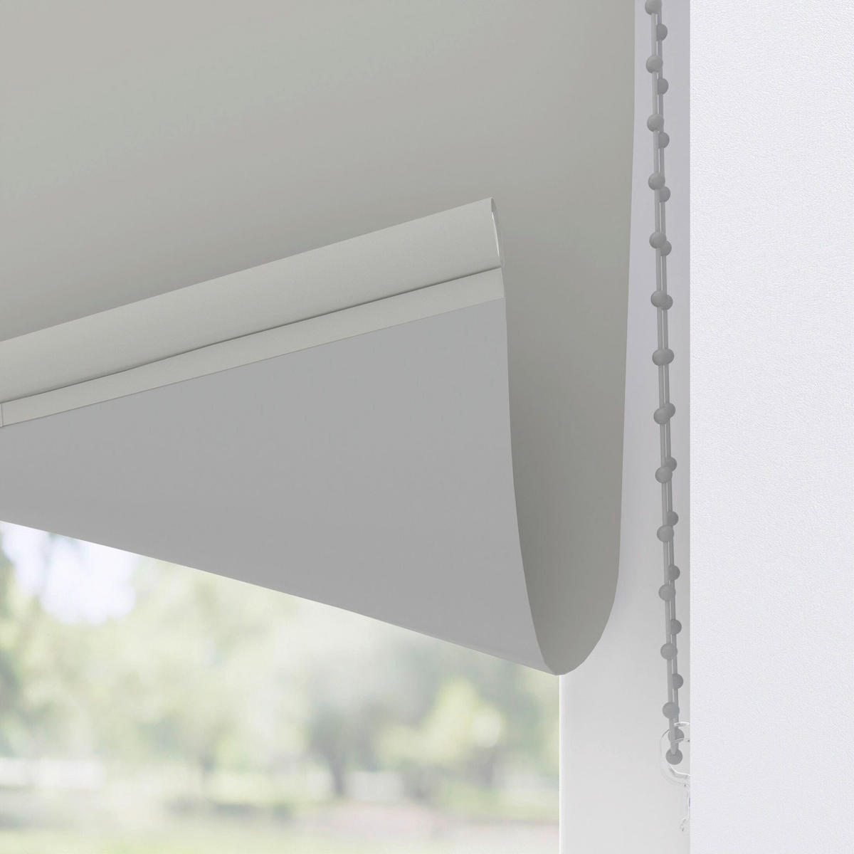 VERDUNKELUNGSROLLO  - Grau, Basics, Textil (220/190cm)