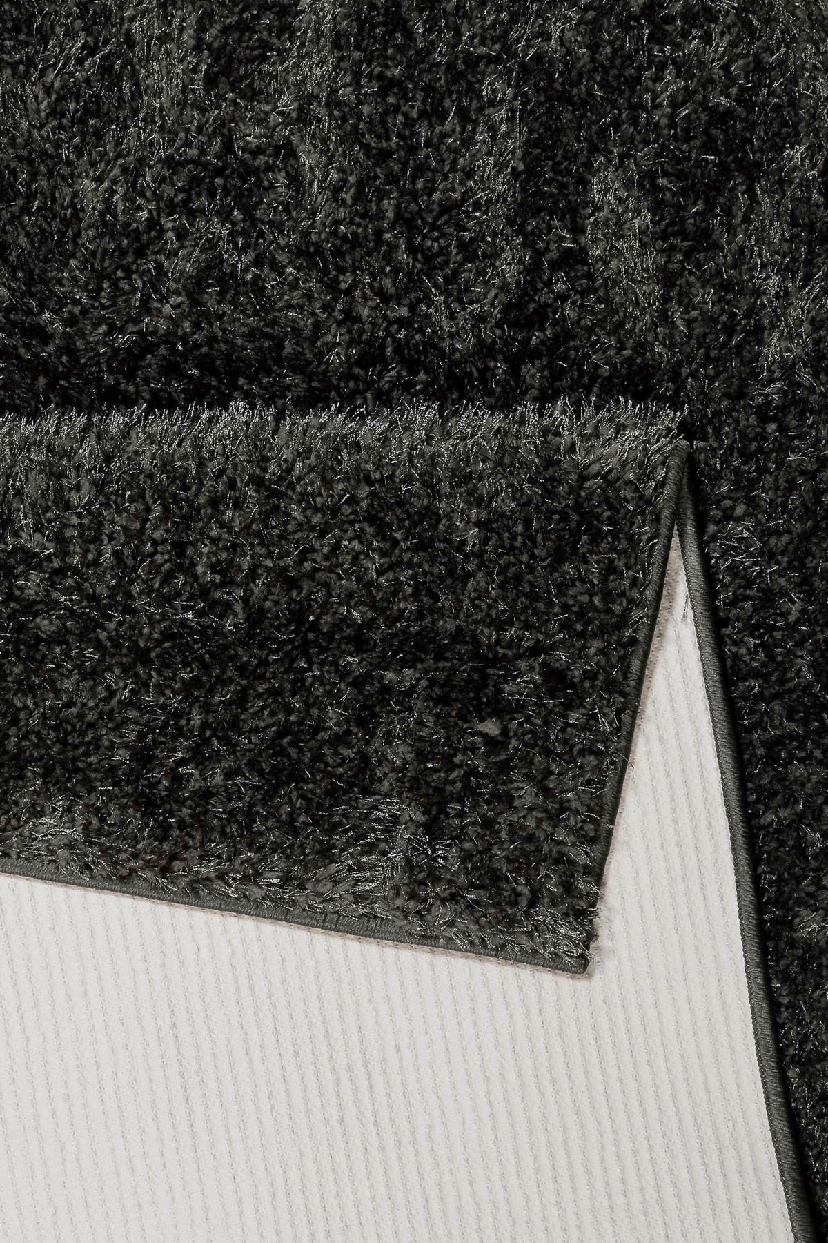 HOCHFLORTEPPICH 200/290 cm #Swagger Shag Anthrazit rechteckig  - Anthrazit, Basics, Textil (200/290cm) - WECON HOME