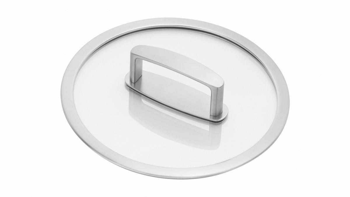 KOCHTOPFSET Vitality 5-teilig  - Edelstahlfarben, Design, Glas/Metall - Zwilling