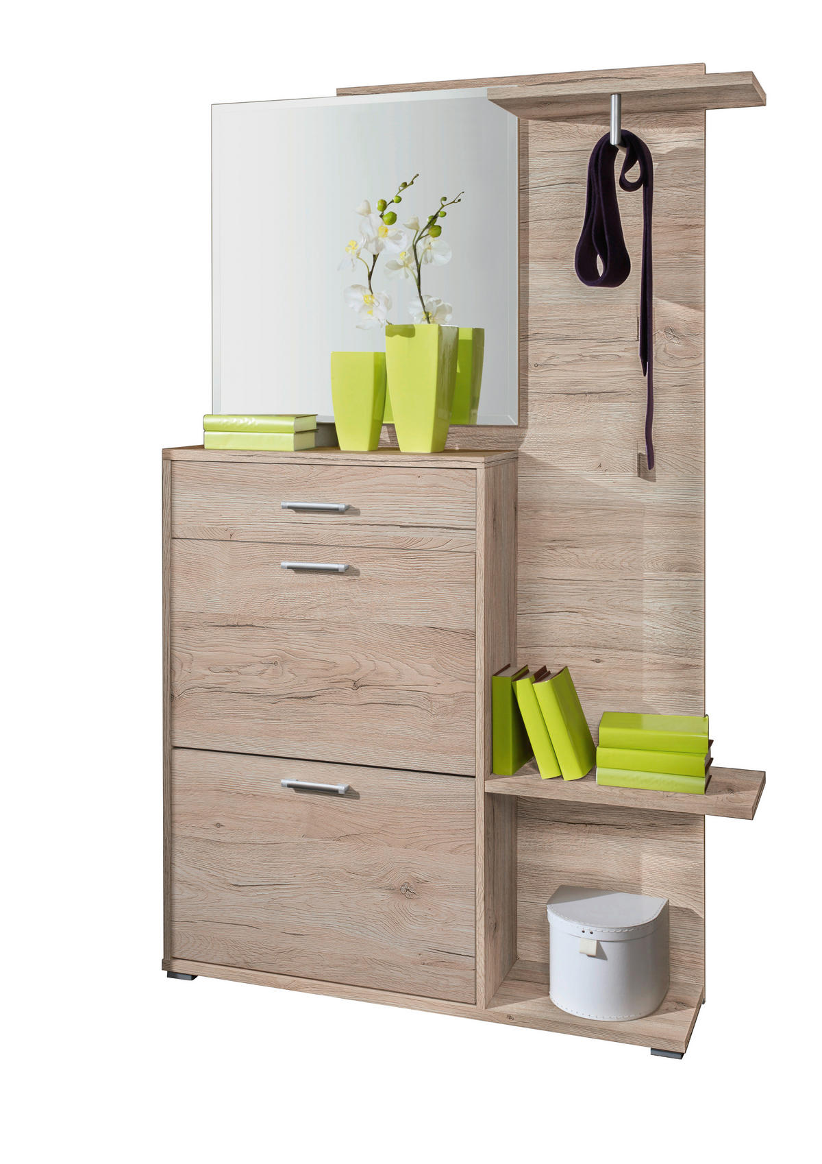 ANSAMBLU DE HOL - culoare lemn stejar, Konventionell, material pe bază de lemn (120/196/26cm) - Cantus