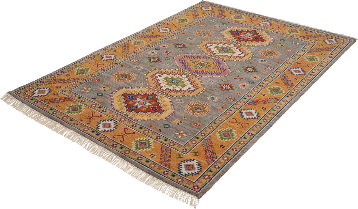 ORIENTTEPPICH 80/300 cm Schirwan Grey Grau  - Grau, LIFESTYLE, Textil (80/300cm) - Cazaris