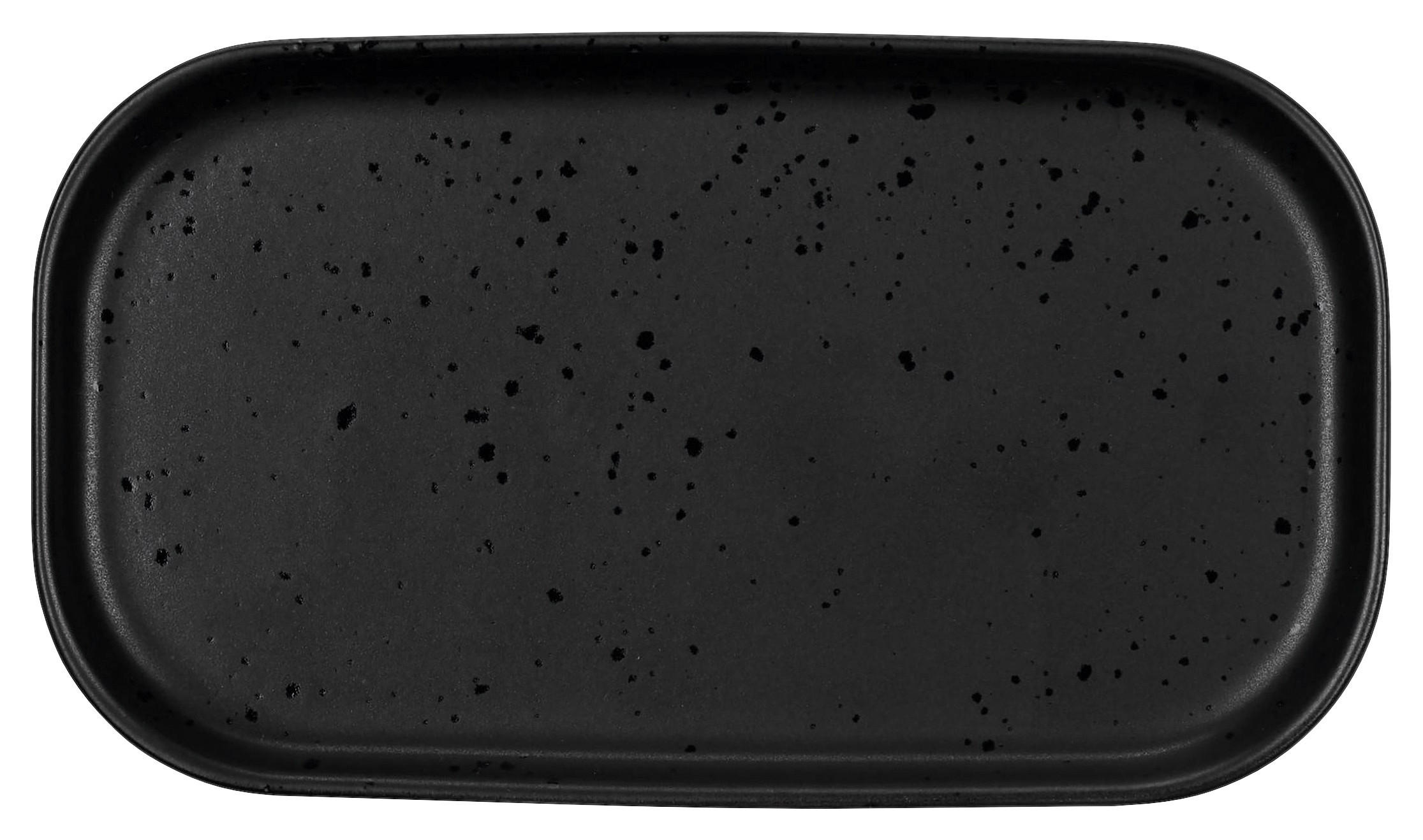 SNACKTELLER Schwarz COPPA KURO  - Schwarz, Design, Keramik (15/8,5cm) - ASA