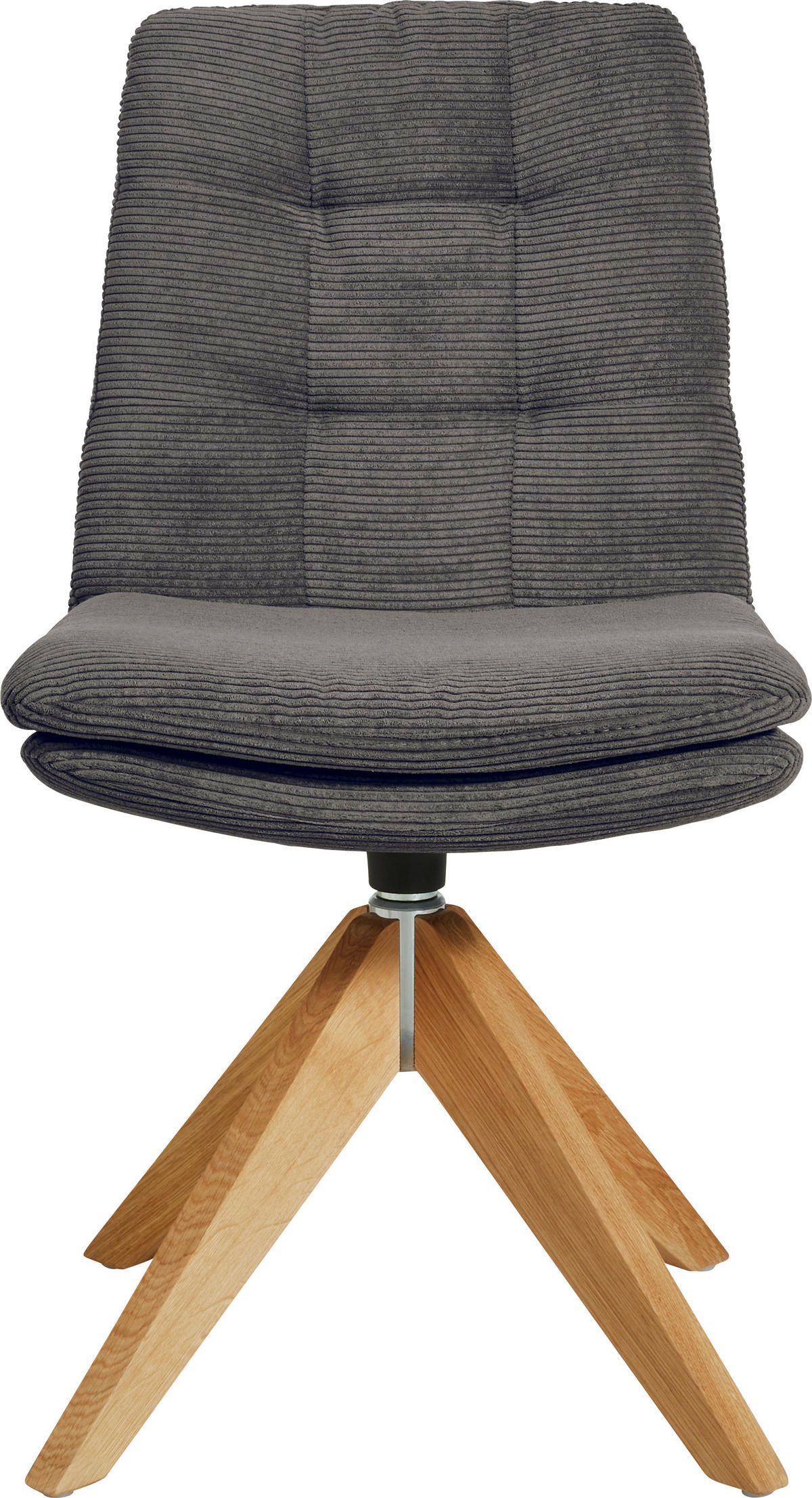 STUHL - Eichefarben/Anthrazit, Design, Holz/Textil (50/90/69cm) - Johann Jakob
