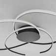 LED-DECKENLEUCHTE 98/25 cm   - Schwarz, Design, Kunststoff/Metall (98/25cm) - Novel